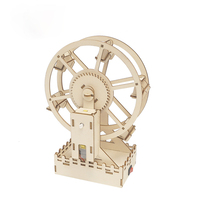 Puzzles 3D en bois d'animaux et de véhicules mobiles, jouets éducatifs DIY STEM pour projets de construction et loisirs créatifs, pour tous les âges