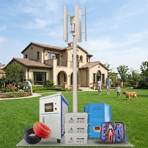 กังหันลมแบบตั้งพื้น CE HOT Free Energy ขนาด 2KW ถึง 30KW รูปทรงตัว H แบบแกนตั้งพร้อมเครื่องกำเนิดไฟฟ้าแบบลอยตัว - Product Image 2