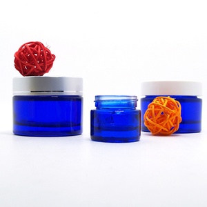 Contenants de luxe pour mini-crèmes contour des yeux 5g/10g, pots cosmétiques ronds en verre dépoli rose mat avec couvercles en plastique pour soins de la peau (personnalisables) - Product Image 5