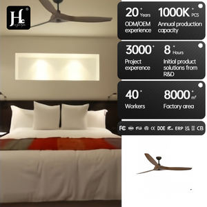 Ventilateur de plafond noir mat de 52 pouces avec pales en bois massif noyer foncé - Sans lumière, durable et fiable - Product Image 5