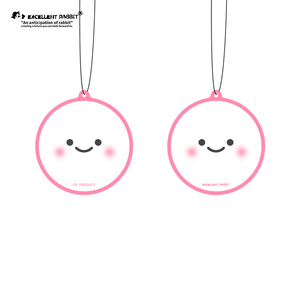 Ambientadores de Coche con Aroma a Planta, Color Rosa, con Diseño de Cara Sonriente, 18% de Aceites Esenciales, Eliminación de Olores de Larga Duración, Seguros <span class=keywords><strong>para</strong></span> Niños y Mascotas, Compatibles con OEM y ODM - Product Image 6