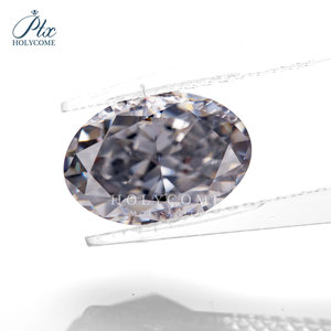 Moissanite Ovale VVS1 Effetto Ghiaccio Frantumato, Pietra Sintetica di Colore D Bianco per Gioielli, Diamante Moissanite a Prezzo all'Ingrosso - Product Image 5