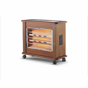 Chauffage au bois d'intérieur WH-240D 2400W |   Chauffage compact vintage en bois à double face pour les petites pièces familiales - Product Image 1