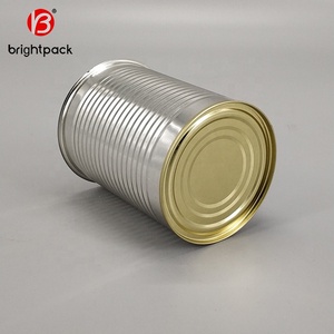 Barattolo di latta fabbricazione commercio all'ingrosso di grado alimentare Pomodoro pasta di metallo vuoto barattolo di latta con coperchio easy open per il cibo di imballaggio in scatola cibo - Product Image 3