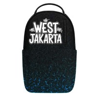 Sac à dos imprimé lettres graffiti 18 pouces, style néon urbain, sac d'école, sac à dos étudiant pour garçons, vente en gros
