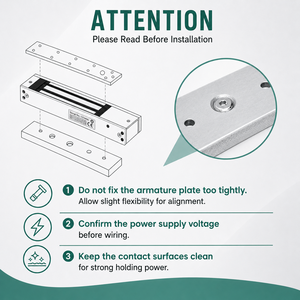 High Quality Premium Heavy Duty 280kg Electric EM <strong>Lock</strong> Single Door Security Access Control Magnetic <strong>Lock</strong> - Product Image 5