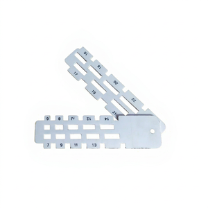 Outil de mesure de taille de bague en fer rond Modèle 850B SUNTOOLS/STIPL pour la mesure de bijoux DIY Tailles 6-22 - Product Image 1