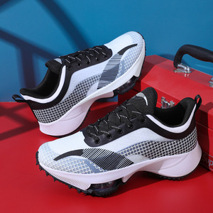 Nuevo Estilo, Zapatos Casuales de Malla con Cordones, Cómodos y Versátiles, Buena Transpirabilidad, Absorción de Impactos, Propiedades Amortiguadoras - Product Image 2
