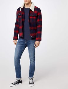 T-shirt à manches longues uni vintage pour hommes en <span class=keywords><strong>jean</strong></span> TJM Original - Product Image 2