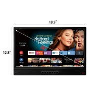 Mini Televisor Portátil OEM de 12V Android LED Smart TV HD FHD de 14, 16, 18 y 20 Pulgadas para Hoteles en el Mercado Africano - Compatible con DVB-T2, ISDB-T y ATSC