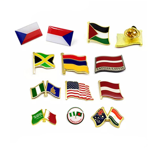 Pin de Bandera de Metal Suave y Duro con Diseño de Logotipo Personalizado de Polonia, Montenegro, Yemen, Argentina, Jordania, Noruega, <span class=keywords><strong>Georgia</strong></span>, Guyana, Croacia - Product Image 3