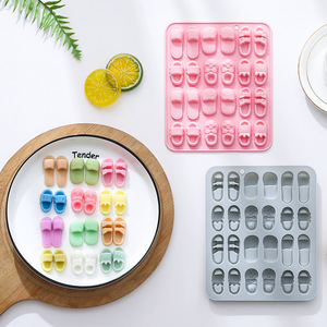 Moule en silicone antiadhésif pour gâteaux, design pantoufle de dessin animé, qualité alimentaire, réutilisable, mignon, magnétique, pour chocolat, bonbons et glaçons DIY - Product Image 4