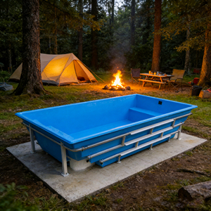 Piscine hors sol en acier, structure modulaire, piscine extérieure personnalisable - Product Image 2