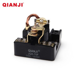 Qianji JQX-70F 24VDC 80A mini điều khiển điện áp rơle <span class=keywords><strong>flasher</strong></span> khởi động rơle điện - Product Image 1
