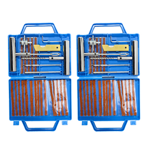 Kit de Reparación de Neumáticos de Alta Resistencia de 28 Piezas para Automóvil y Bicicleta, Juego de Parches para Neumáticos con Mango en T - Product Image 5