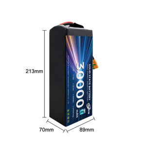 22.2V 30000mAh Solid State High Energy Density <b>Battery</b> 6S Li-ion Pack with XT60 Connector for Industrial <b>Drone</b> UAV - Product Image 1