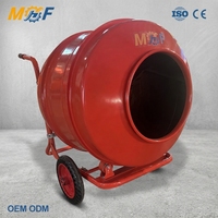MHF Premium Mini 350 400 Litres Bétonnière Portative Multi-usages sur Roues pour Allées