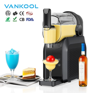 เครื่องทำน้ำแข็งปั่นอัตโนมัติจากจีน เครื่องทำน้ำแข็งปั่นแบบ OEM เครื่องทำน้ำแข็งปั่น เครื่องทำเครื่องดื่มแช่แข็ง ระบบทำความเย็นเร็ว สำหรับใช้ในบ้านและร้านค้าปลีก - Product Image 1
