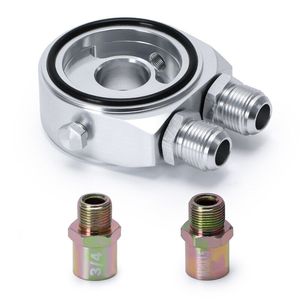 M20x1.5 AN10 phổ lọc dầu di dời Kit/lọc dầu Cooler Sandwich tấm <span class=keywords><strong>Adapter</strong></span> <span class=keywords><strong>3</strong></span>/<span class=keywords><strong>4</strong></span> "<span class=keywords><strong>16</strong></span> UNF Phụ Kiện Xe Hơi - Product Image 1