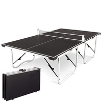 Table de ping-pong pliable de taille standard - Utilisation à domicile en intérieur, portable et facile à assembler