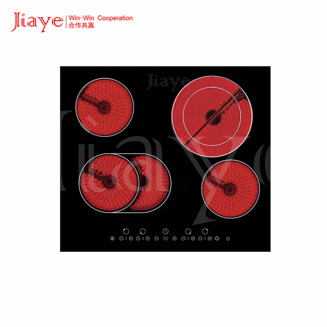 4-Burner Built-In Induction Ceramic Hob Touch Control, Invisible Design for Home Kitchen Cooking