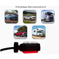 2 feux latéraux LED, feux de signalisation, feux arrière, feux de contour pour camions, SUV, remorques, bus, fourgonnettes, bateaux 12V 24V