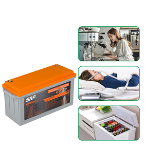 Chu kỳ sâu 12 <span class=keywords><strong>Volt</strong></span> 200AH AGM Pin 2000A Max xả an toàn phí cho các thiết bị gia dụng RV cắm trại Marine-Lithium Ion gói" - Product Image 3