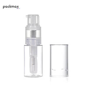 Envase transparente de plástico de 35ml 50ml 60ml, botella vacía para talco de bebé, brillo corporal, spray con bomba, botella para polvo en spray - Product Image 2