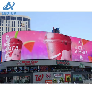 Led video tường quảng cáo trung tâm màn hình ngoài trời Màn hình LED hiển thị 3D bên ngoài Xây Dựng Kỹ thuật số biển quảng cáo cho trung tâm mua sắm - Product Image 3