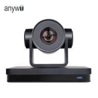 Caméra de visioconférence Anywii 4K 25X PTZ, caméra de streaming en direct, zoom 20x, PoE Ndi pour studio, église, streaming en direct