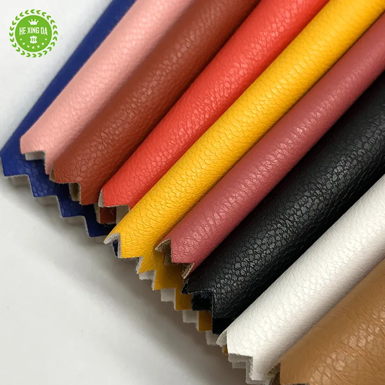 Customize thickness 0.6mm elasticity pu artificial garment fabric leather