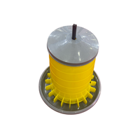 Mangeoires de haute qualité à capacités variées 20L 22L 12L pour poulets, mangeoire automatique pour animaux d'élevage avec pieds