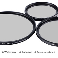 Filtre UV GIAI pour objectif d'appareil photo reflex numérique, ultra fin, protecteur MC, résistant aux rayures, 67 mm, 77 mm, 82 mm, 49 mm