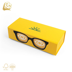 Caja de gafas de sol individual personalizada con forma de libro, embalaje magnético, cajas de gafas de sol de cartón múltiple con cierre magnético - Product Image 2