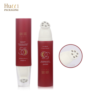 <span class=keywords><strong>Tube</strong></span> de Crème de <span class=keywords><strong>Massage</strong></span> 30ml 50ml <span class=keywords><strong>Tube</strong></span> Souple Vide avec Applicateur à Bille en Acier Inoxydable Emballage Cosmétique pour Lotion Sérum Huile <span class=keywords><strong>Tube</strong></span> Ovale en Plastique - Product Image 5