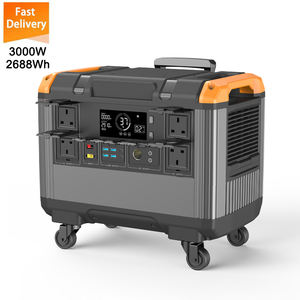 High Capacity Rechargeable <strong>3000</strong> <strong>Watt</strong> 3000W Portable <strong>Solar</strong> Lifepo4 Lithium Battery Power Station - Product Image 1