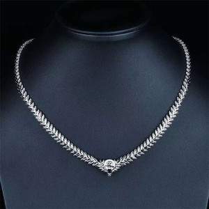 Dossgarit — collier avec pendentif <span class=keywords><strong>en</strong></span> diamant <span class=keywords><strong>blanc</strong></span> naturel, bijoux <span class=keywords><strong>de</strong></span> fête <span class=keywords><strong>de</strong></span> luxe, ras du <span class=keywords><strong>cou</strong></span>, <span class=keywords><strong>en</strong></span> <span class=keywords><strong>or</strong></span> 18 carats, 7ct, prix d'usine - Product Image 5