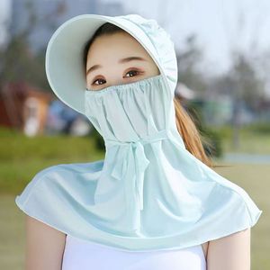 Sombrero de Ciclismo con Protección Facial, Transpirable, Protección UV, Sombrero para el Sol para Mujer, Uso en Exteriores de Verano - Product Image 2
