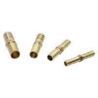 Raccord droit cannelé en laiton 6mm 8mm 10mm 12mm pour tuyaux d'irrigation de jardin, d'air, de carburant, d'eau, de gaz et de flexibles d'aquarium