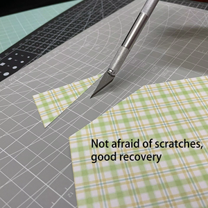 ZEQUAN ZQA1-A4 <span class=keywords><strong>Tapis</strong></span> <span class=keywords><strong>de</strong></span> <span class=keywords><strong>Découpe</strong></span> <span class=keywords><strong>Grand</strong></span> <span class=keywords><strong>Format</strong></span> A4 PVC Épais 3MM 5 Couches Auto-Cicatrisant pour Cutter Rotatif, Bureau et <span class=keywords><strong>Couture</strong></span> - Product Image 4