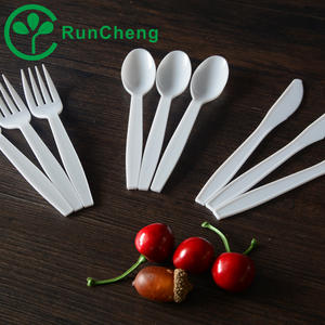 ช้อนส้อมมีดพลาสติก PS แบบใช้แล้วทิ้ง ดีไซน์เรียบง่าย เป็นมิตรกับสิ่งแวดล้อม สำหรับโรงแรม งานเลี้ยง และไอศกรีมแบบซื้อกลับบ้าน ขายส่ง - Product Image 4