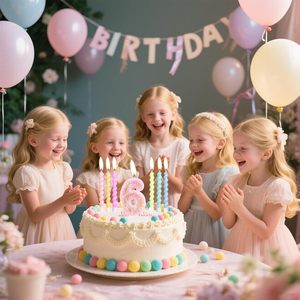 Birthday Digital Candles 0-9 Macaron Color Cartoon Color Children's Party Cake Dessert Decorated Candles - Product Image 6