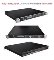 DMB 90E Receptor profesional DVB System S S2 DVB T T2 DVB C ATSC ISDB T Tb, DTMB a IP Receptor profesional de múltiples canales
