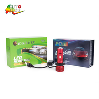 Nouveau projecteur de phare LED H4 mini haute qualité 2026, 12V 90W 4300LM, étanche IP67 pour système de rétrofit