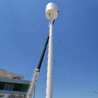Nouveau fabricant, tour monopode de lampe de télécommunication galvanisée résistante au vent et Durable