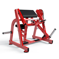 Équipement d'exercice de gymnastique commerciale plaque d'entraînement de force chargée Machine de courbure de biceps assis