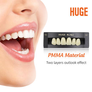 Serie classica KAILI dei denti della resina di produzione enorme con 2 strati 16 A-D sfumano i denti falsi - Product Image 5