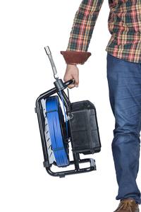 Câmera video da inspeção da tubulação do <span class=keywords><strong>CCTV</strong></span> do dreno do esgoto 1080P AHD 40M com contador do medidor - Product Image 6