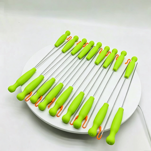 Varillas de control para marionetas personalizadas con mangos de agarre cómodo, palos de control con gancho metálico para ventriloquistas - Product Image 1