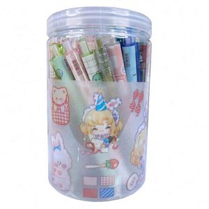 Lot de 30 stylos gel à pointe fine 0,5 mm, en emballage plastique, design Kawaii, personnalisables avec logo, vente en gros, pour signature - Product Image 1